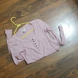 Forever 21 long sleeve shirt, pink